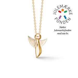 ME & MY ANGEL 2-I-1 Halskette aus vergoldetem silber von Mads Ziegler 